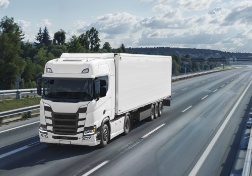 blank-cargo-truck-road