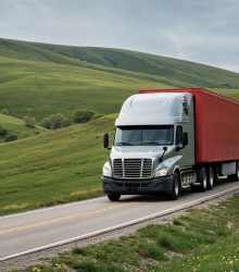 semi-truck-hauling-cargo-winding-road-through-lush-green-landscape